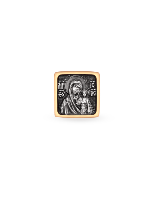 Orthodox Charm for Bracelet DEISIS in 925 Sterling Silver & 24K Gold Filled