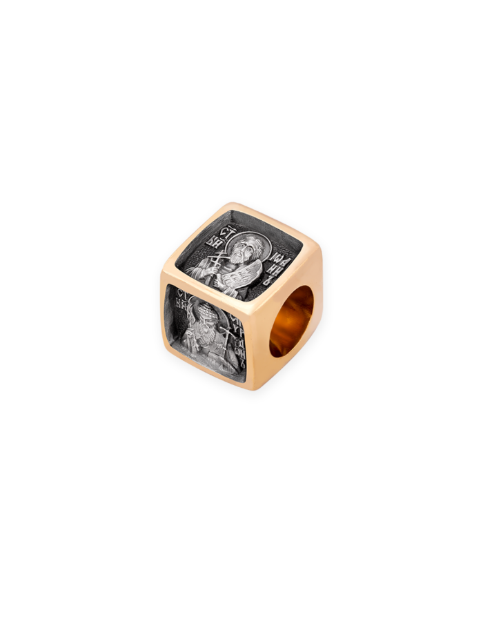 Charm for Bracelet PATRONS OF ENTREPRENEURSHIP in 925 Sterling Silver &24K Gold Filled