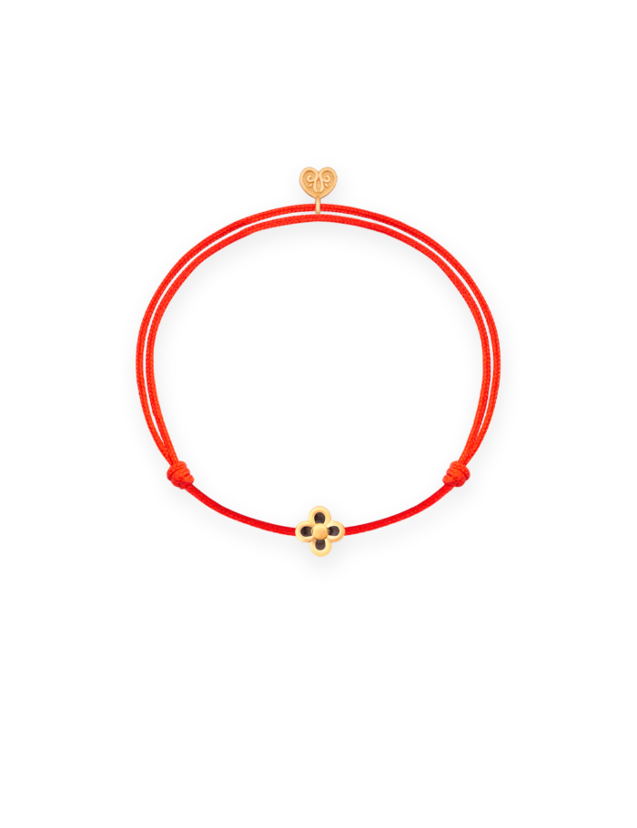 Red String Bracelet with Prayer FOR CHILDREN'S HEALTH in 925 Sterling Silver & 24K Gold Filled