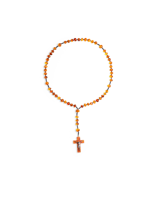 Handcrafted Baltic Amber Women's Rosary Necklace - Image 7
