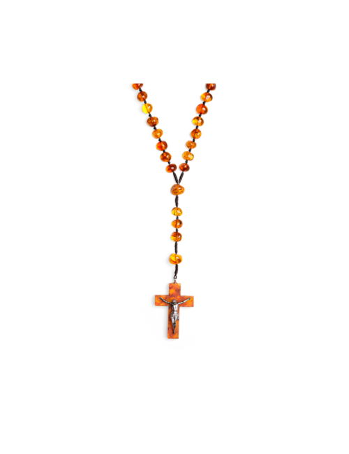 Handcrafted Baltic Amber Women's Rosary Necklace - Image 8